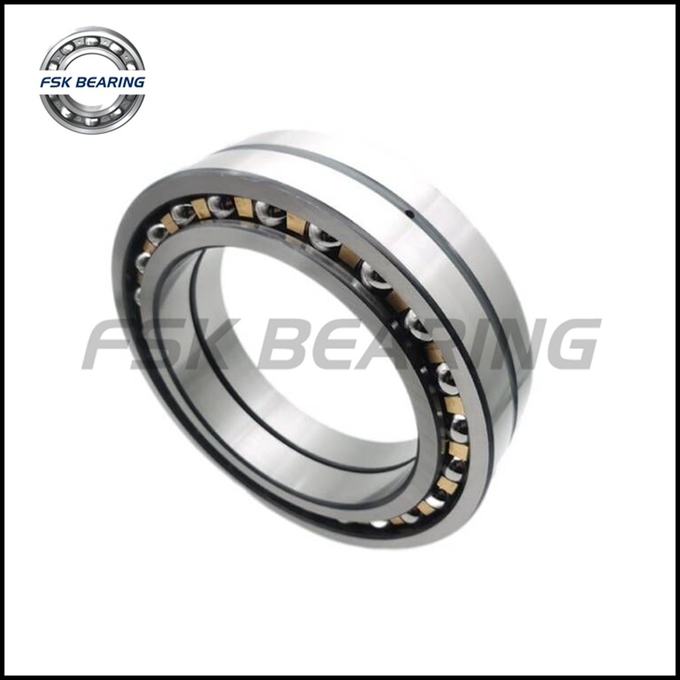 ABEC-5 305263 D Jaula de bronce de rodamiento de bolas de contacto angulares de doble fila 1